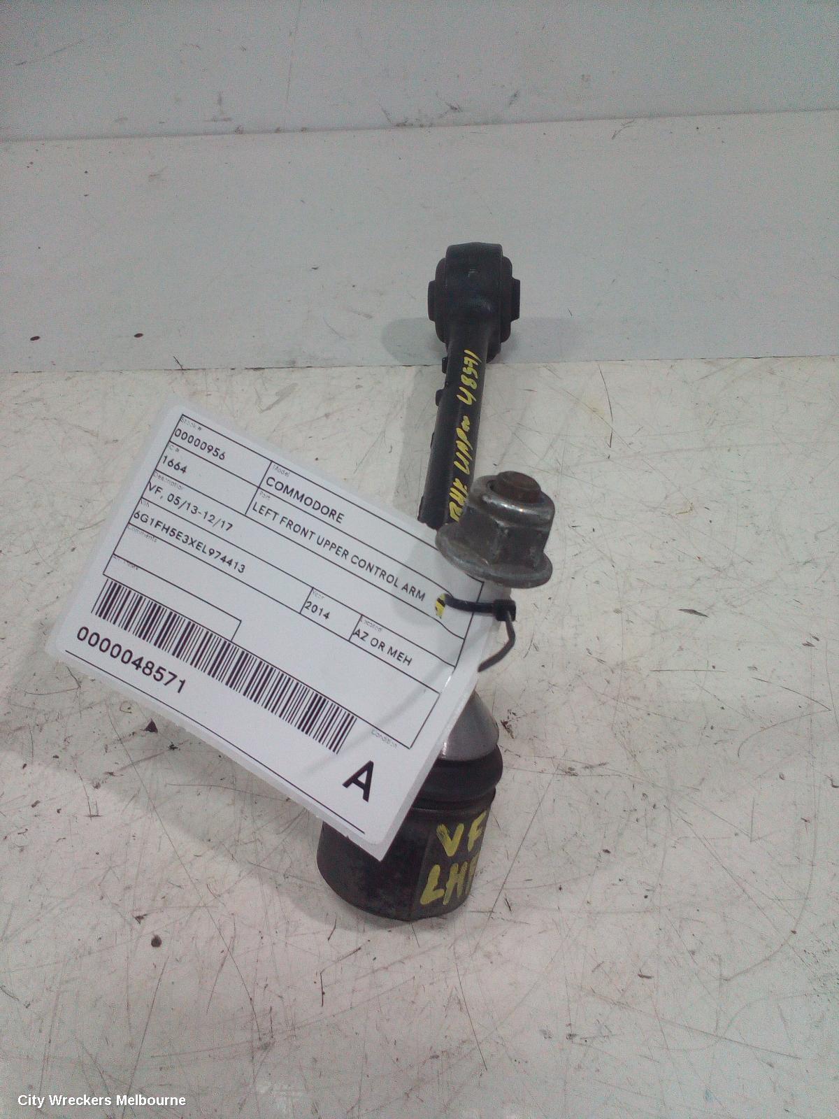 HOLDEN COMMODORE LEFT FRONT UPPER CONTROL ARM, VF, 05/2013 - 12/2017 - Image 1