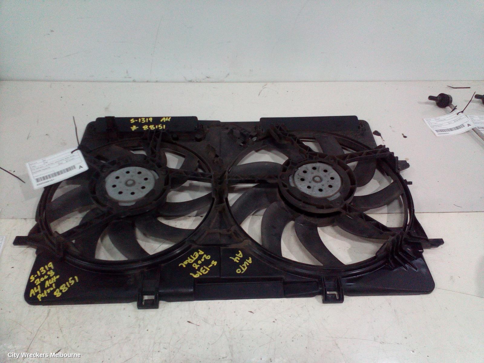 AUDI A4 FAN, DUAL FAN ASSY, 1.8, PETROL, 400W/200W, B8 8K, 02/2008 - 09/2015 - Image 2