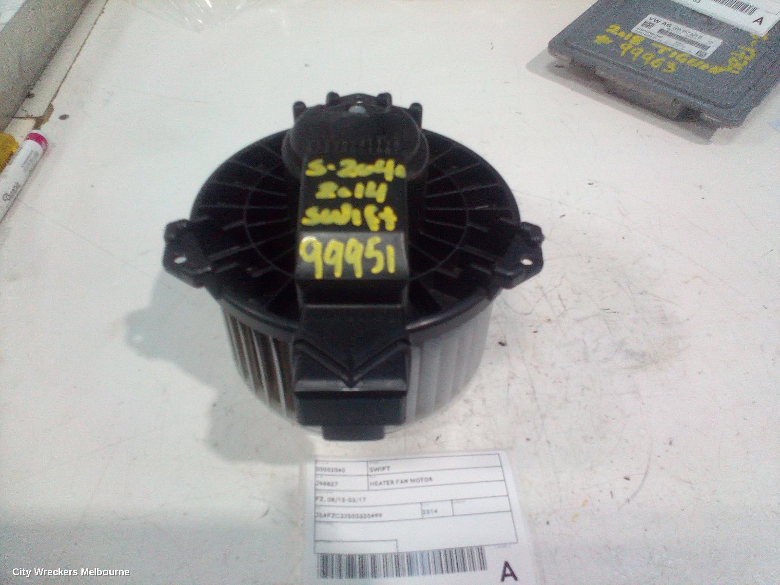 SUZUKI SWIFT HEATER FAN MOTOR, FZ, 08/2010 - 03/2017 - Image 3