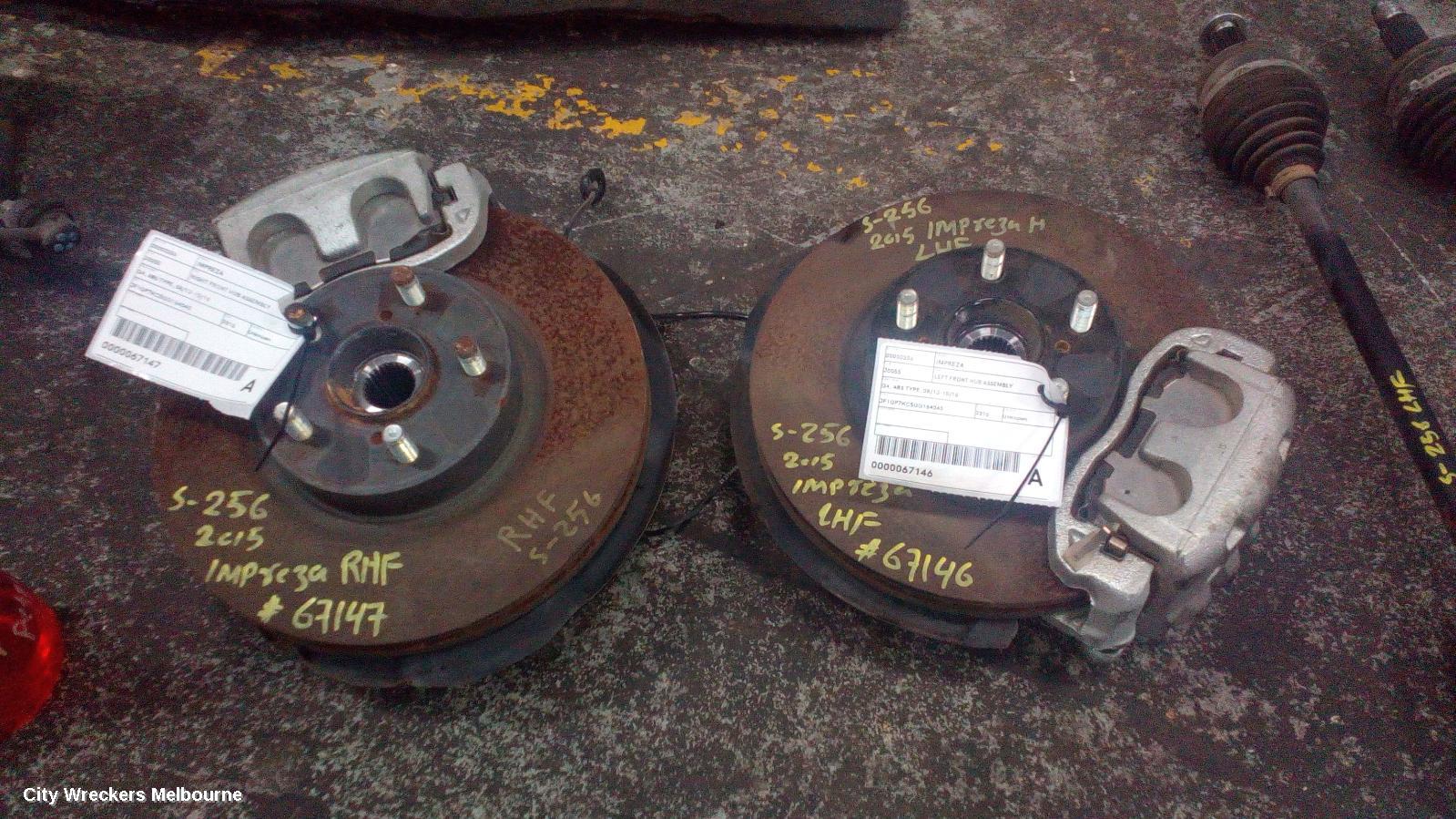 SUBARU IMPREZA RIGHT FRONT HUB ASSEMBLY, G4, ABS TYPE, 08/2013 - 10/2016 - Image 2