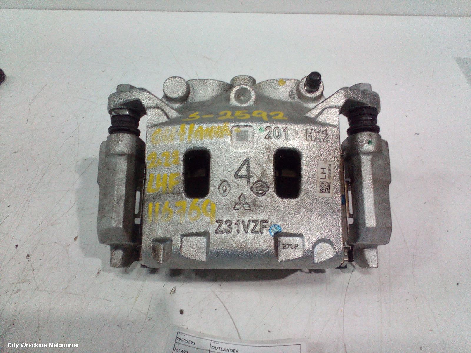 MITSUBISHI OUTLANDER CALIPER, LH FRONT, 4WD, ZM, 08/2021 ONWARDS - Image 1