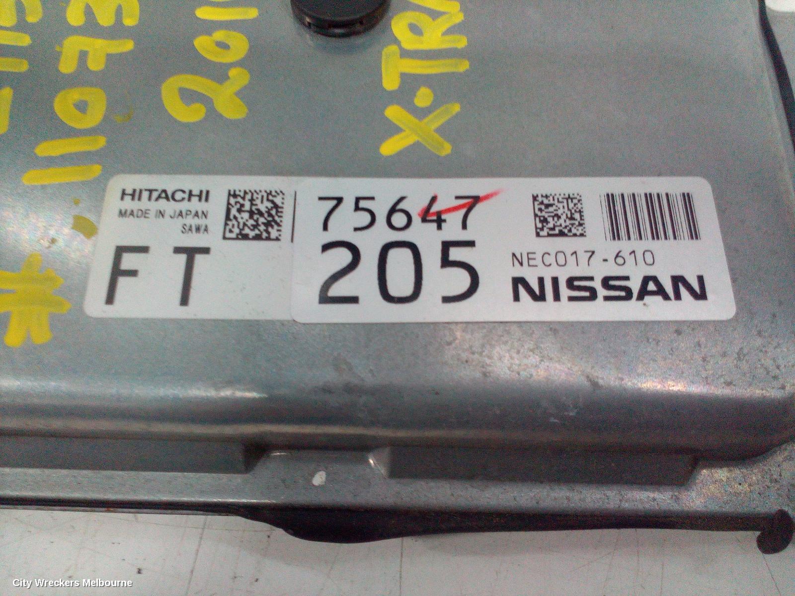 NISSAN XTRAIL ECU, ENGINE ECU, 2.5, PETROL, AUTO T/M, ECU ONLY, T31-T32, 09/2007 - 07/2022 - Image 2