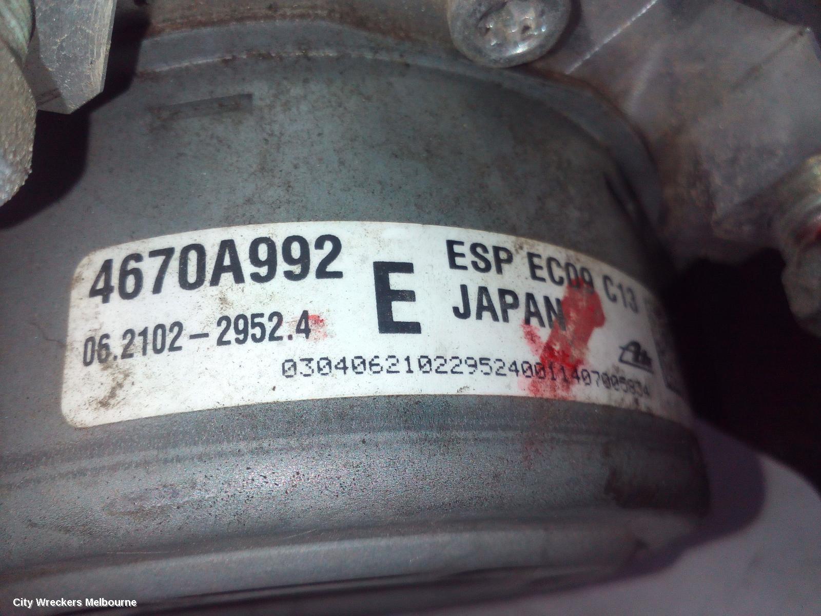 MITSUBISHI OUTLANDER ABS PUMP/MODULATOR, ZJ, P/N 4670A992, 10/2012 - 03/2015 - Image 3
