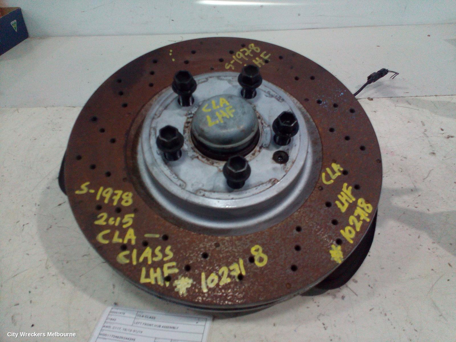 MERCEDES CLA CLASS LEFT FRONT HUB ASSEMBLY, AWD, C117, 10/2013 - 01/2019 - Image 1