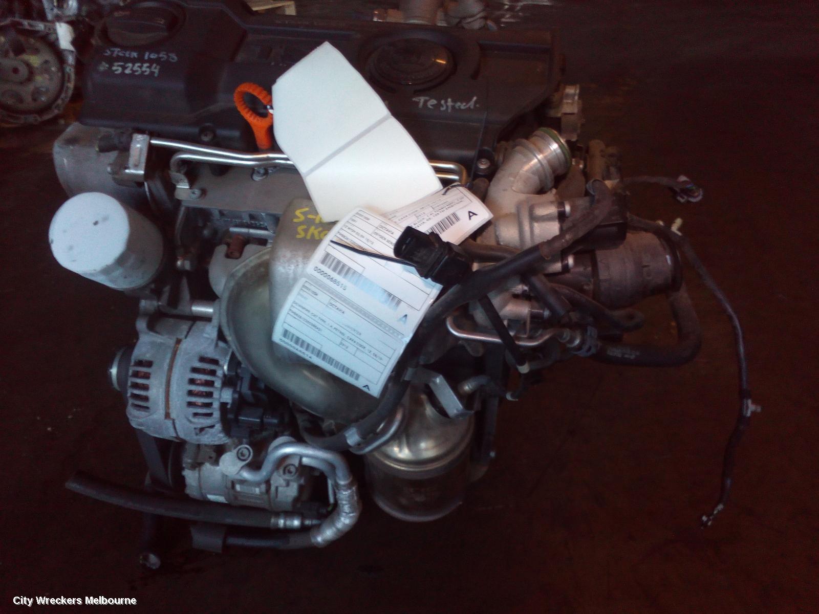 SKODA OCTAVIA CATALYTIC CONVERTER, DOWNPIPE-CAT TYPE, 1.4, PETROL, CAXA CODE, 1Z, 08/2010 - 10/2013 - Image 2