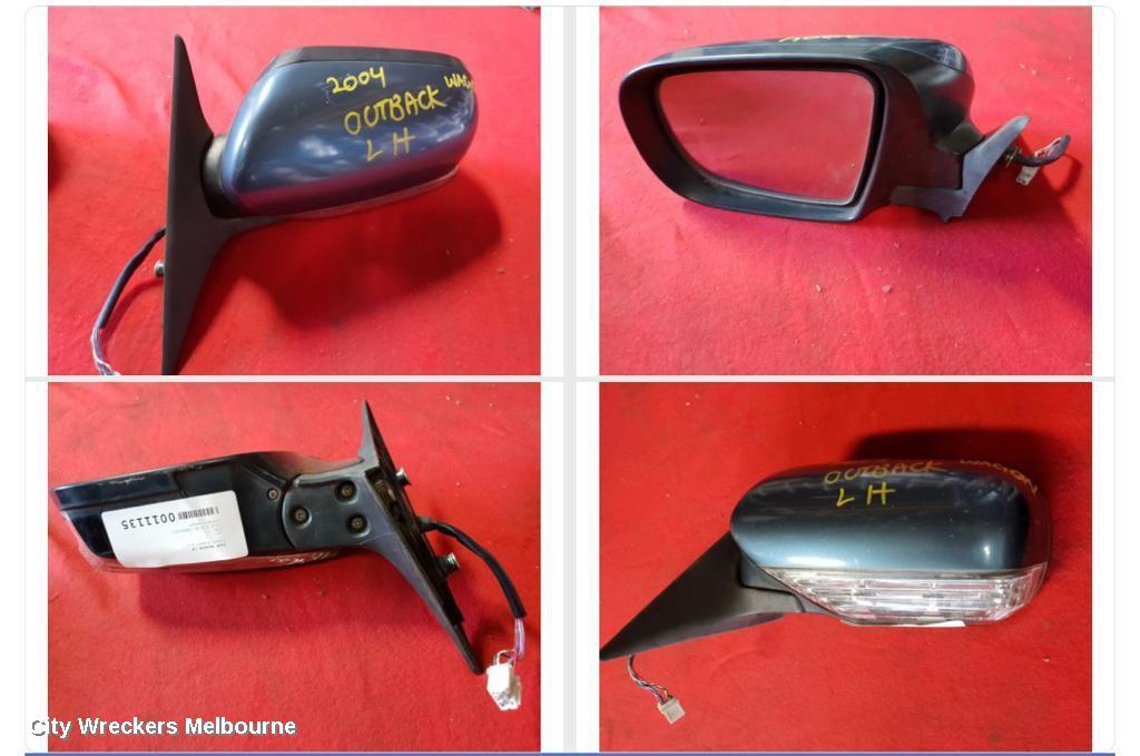 SUBARU OUTBACK LEFT DOOR MIRROR, 4TH GEN, 6 WIRE TYPE, 09/2003 - 09/2006 - Image 1