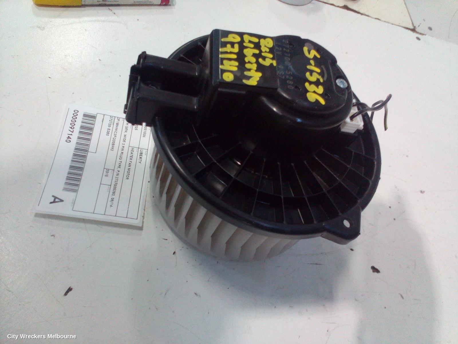 SUBARU LIBERTY HEATER FAN MOTOR, 6TH GEN, WIDE 2 PIN PLUG TYPE, P/N 2727005280, 08/2014 - 04/2021 - Image 3