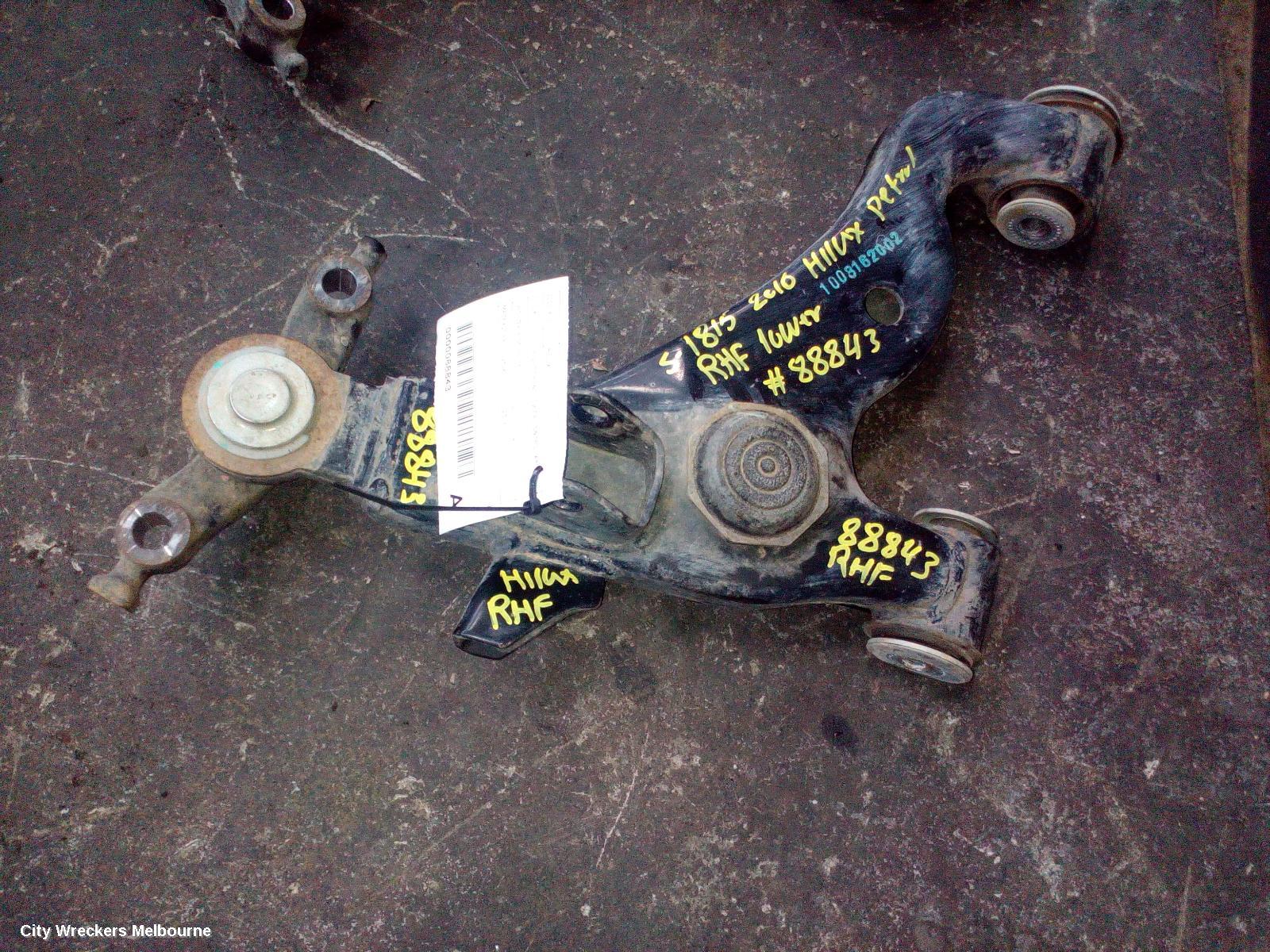 TOYOTA HILUX RIGHT FRONT LOWER CONTROL ARM, 2WD LOW RIDE, 03/2005 ONWARDS - Image 3