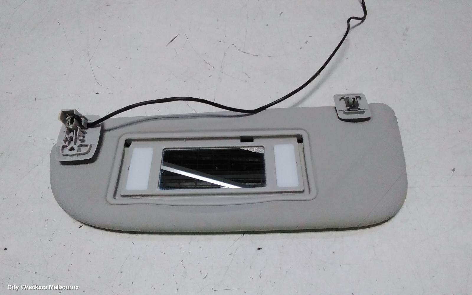 PEUGEOT 308 SUNVISOR, T7, LH SIDE, BLACK, 09/2007 - 01/2014 - Image 2