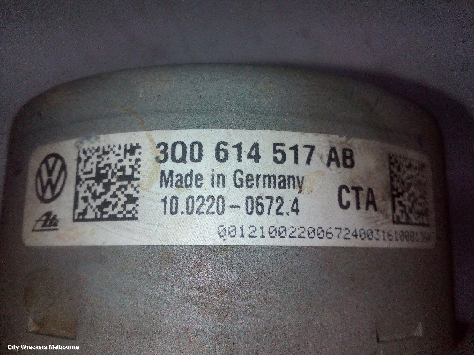 VOLKSWAGEN PASSAT ABS PUMP/MODULATOR, B8/MK7, P/N 3Q0614517AB, 06/2015 ONWARDS - Image 3