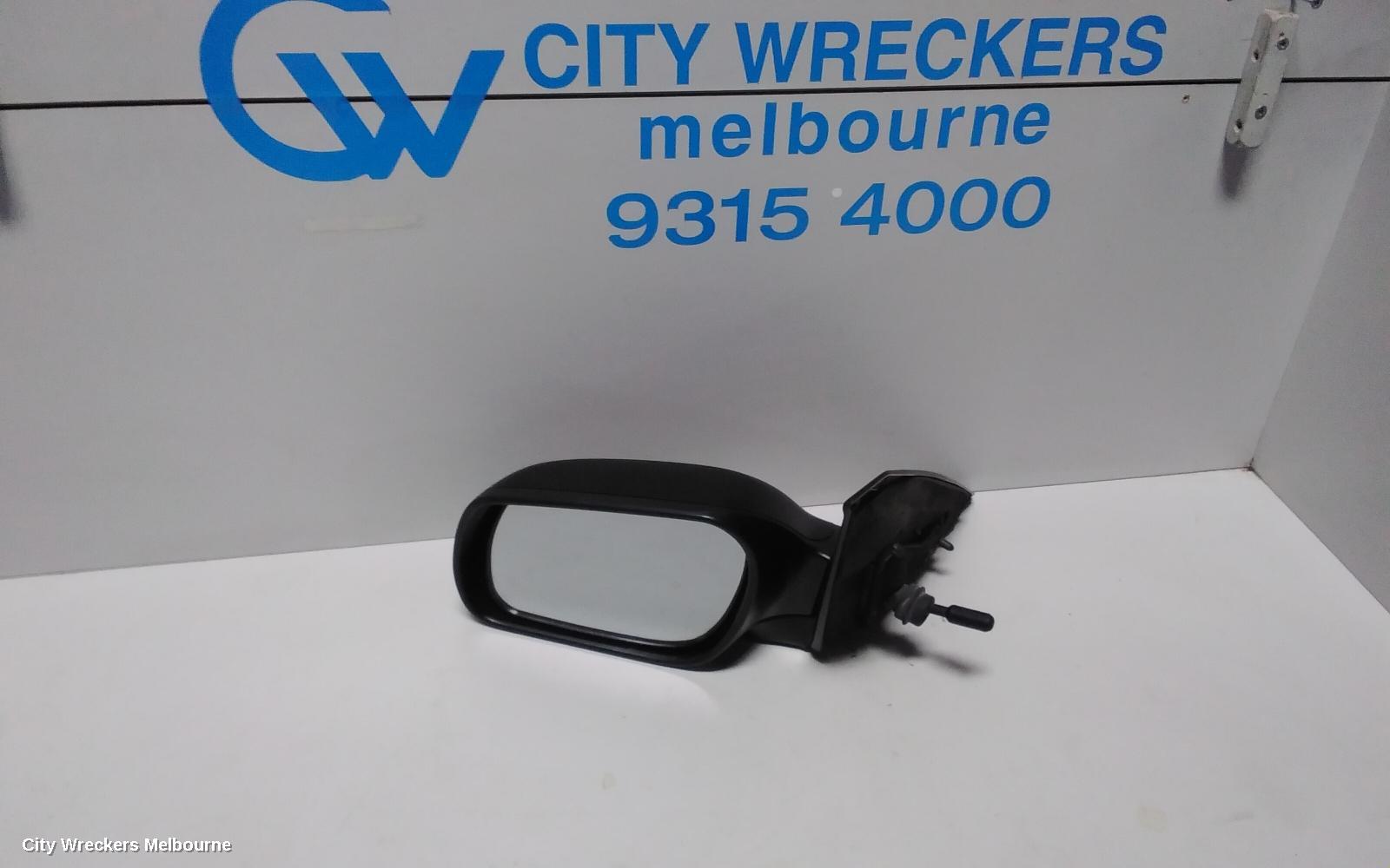 MAZDA 3 LEFT DOOR MIRROR, BK, MANUAL, SEDAN/HATCH, 10/2003 - 04/2009 - Image 1