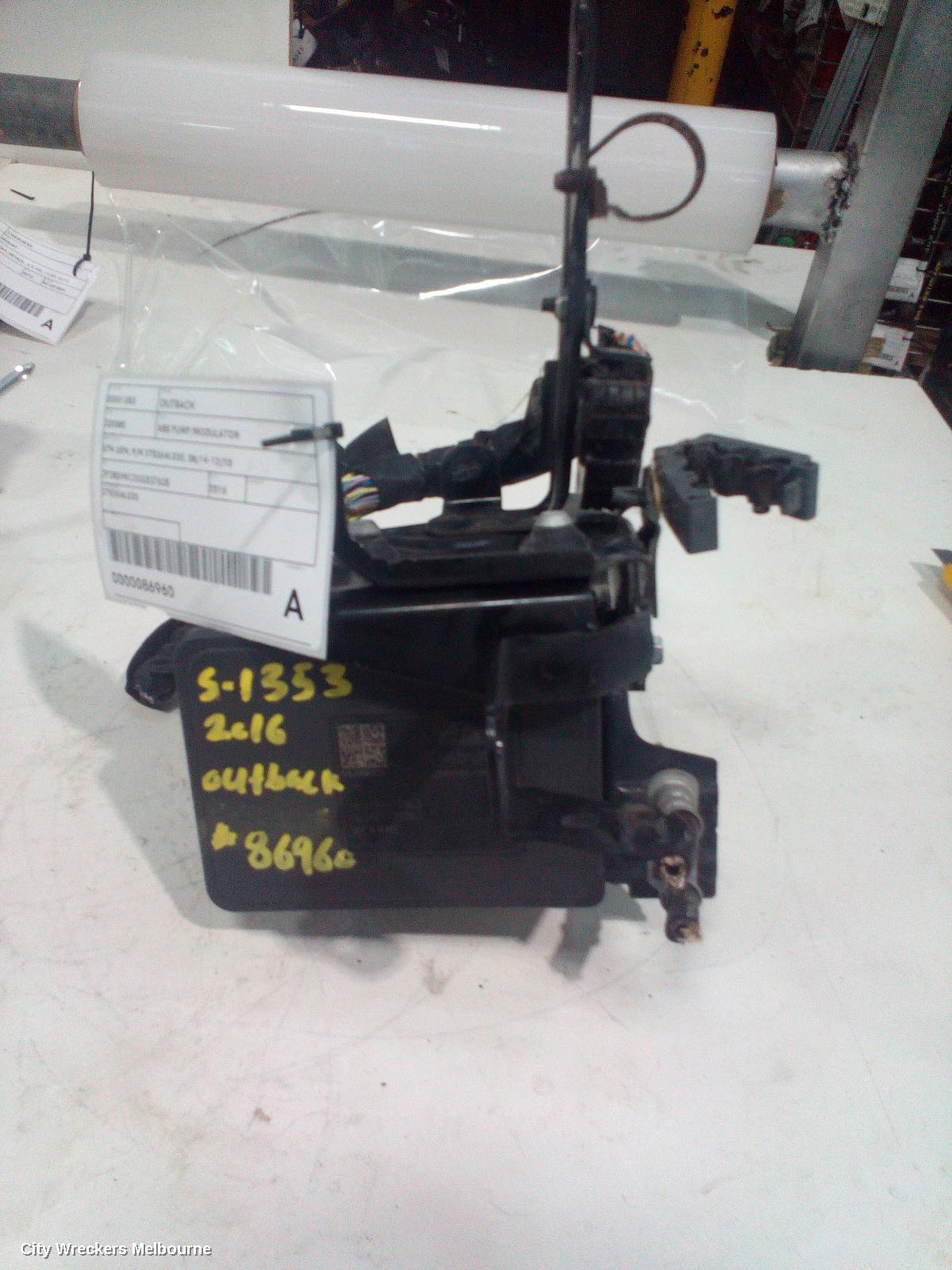 SUBARU OUTBACK ABS PUMP/MODULATOR, 6TH GEN, P/N 27536AL030, 08/2014 - 12/2020 - Image 1