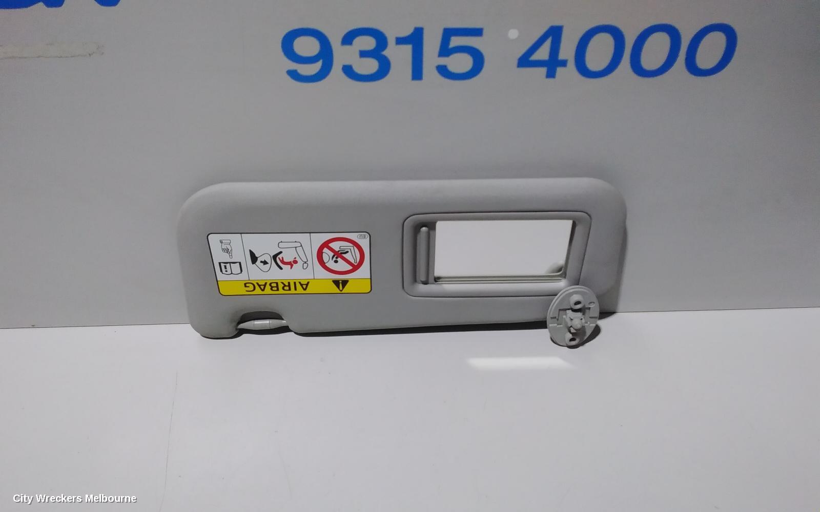 TOYOTA YARIS SUNVISOR, NCP13#, LH SIDE, 08/2011 - 12/2019 - Image 2