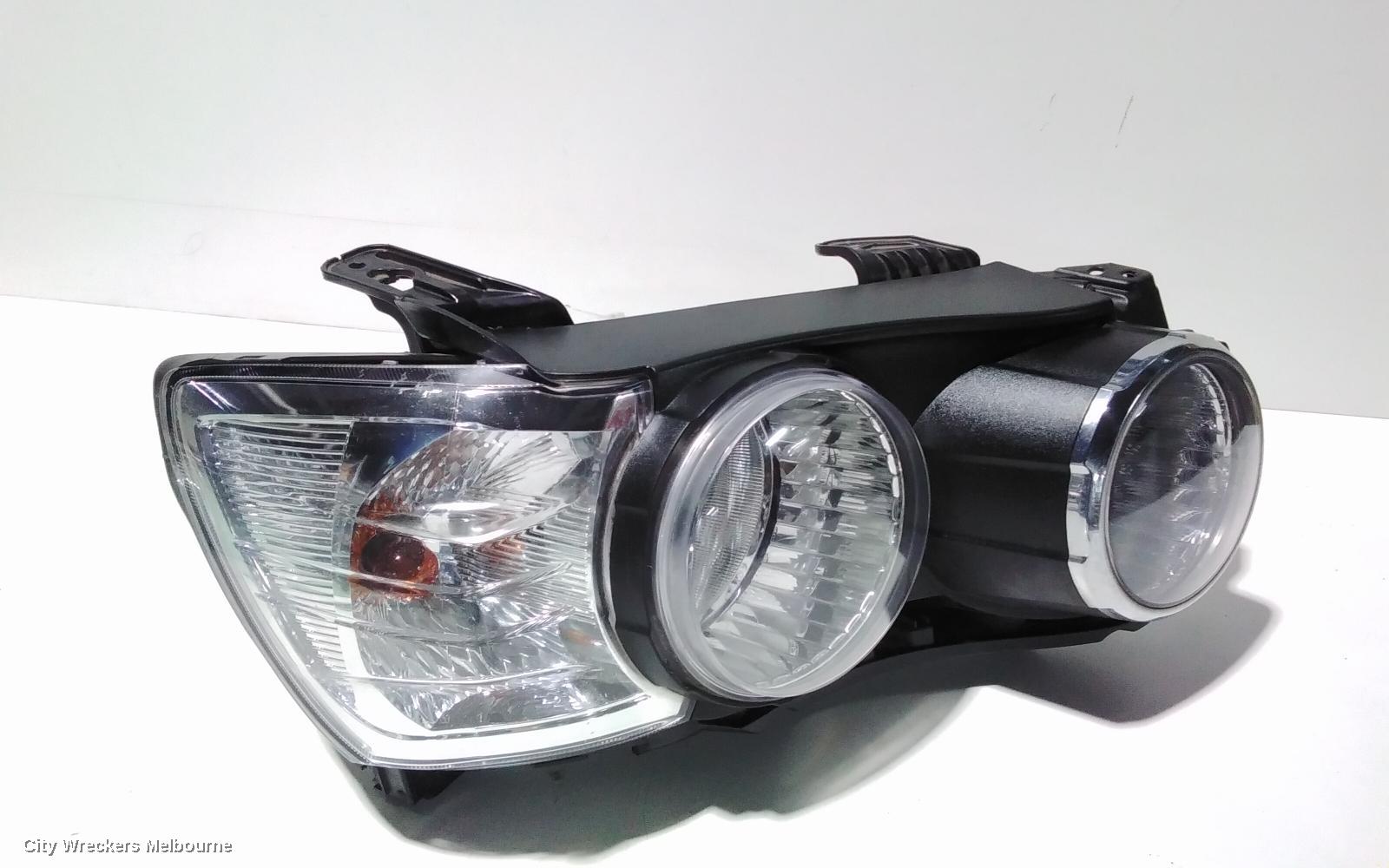 HOLDEN BARINA RIGHT HEADLAMP, TM, W/ CHROME RING TYPE, 08/2011 - 08/2016 - Image 3