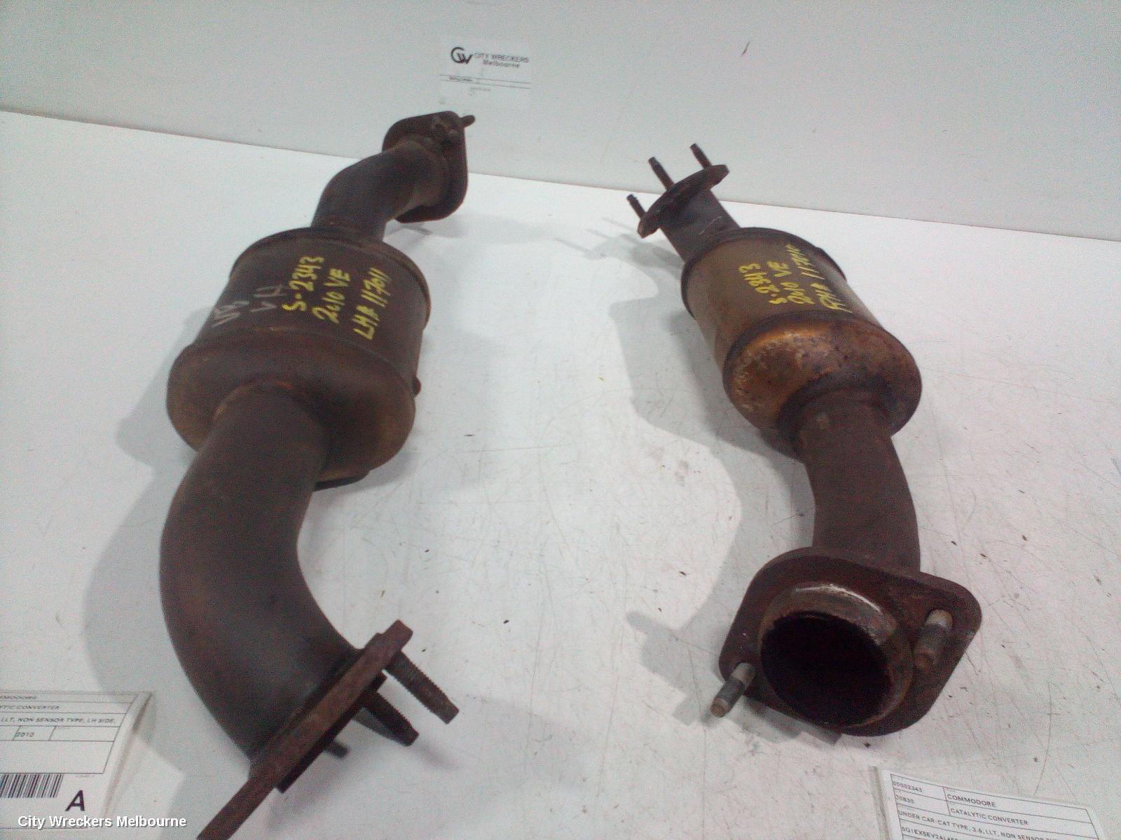 HOLDEN COMMODORE CATALYTIC CONVERTER, UNDER CAR-CAT TYPE, 3.6, LLT, NON SENSOR TYPE, LH SIDE, VE, 08/2009 - 04/2013 - Image 3