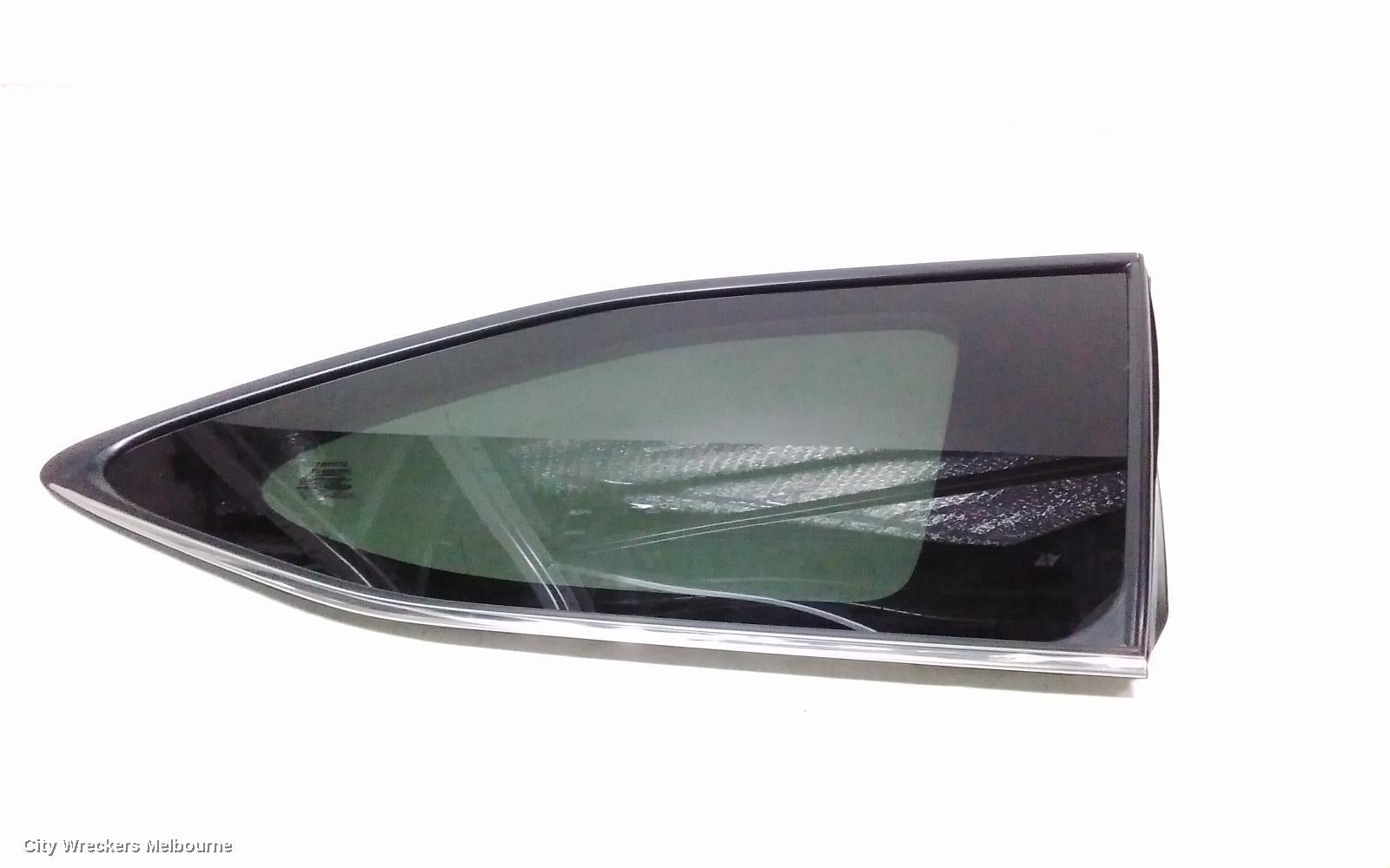 TOYOTA KLUGER RIGHT REAR 1/4 DOOR GLASS, XU70 SERIES, 03/2021 ONWARDS - Image 1
