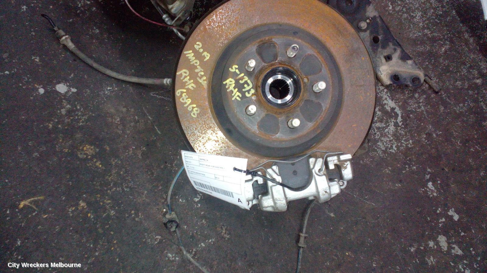 SUBARU IMPREZA RIGHT REAR HUB ASSEMBLY, G5, 09/2016 - 09/2023 - Image 1