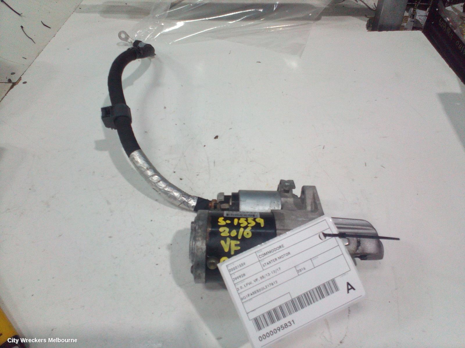 HOLDEN COMMODORE STARTER, 3.0, LFW, VF, 05/2013 - 12/2017 - Image 3