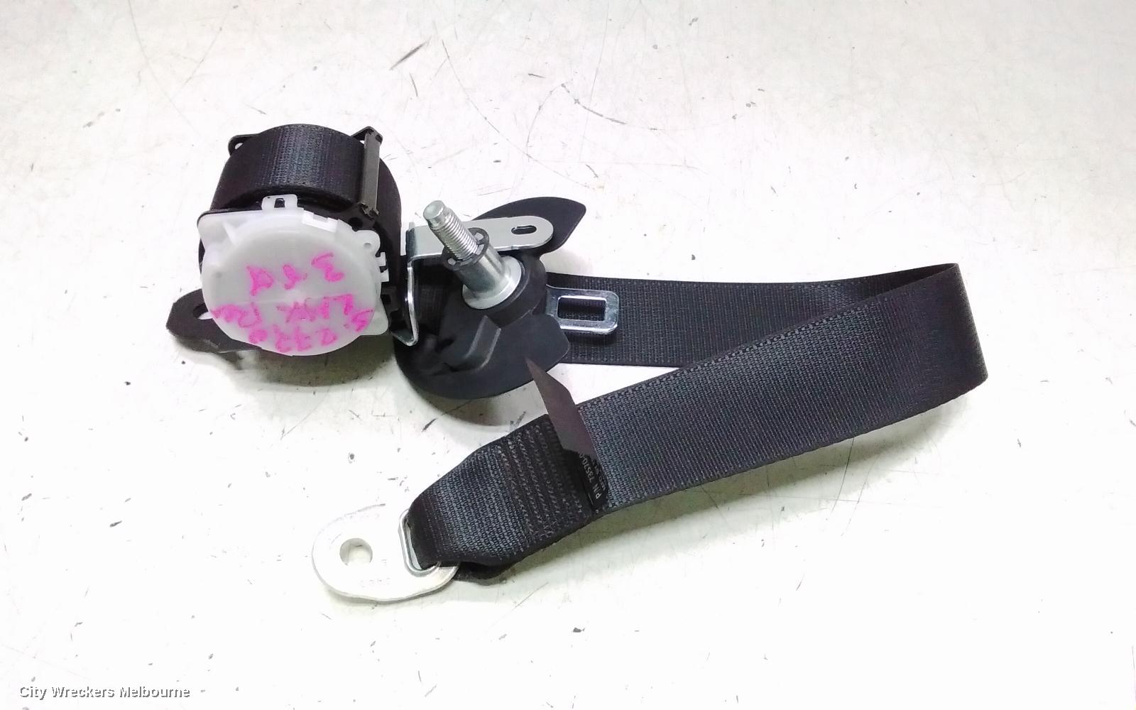 TOYOTA KLUGER SEATBELT/STALK, LH REAR 3RD ROW, SEAT BELT ONLY, BLACK, XU70 SERIES, 03/2021 ONWARDS - Image 3