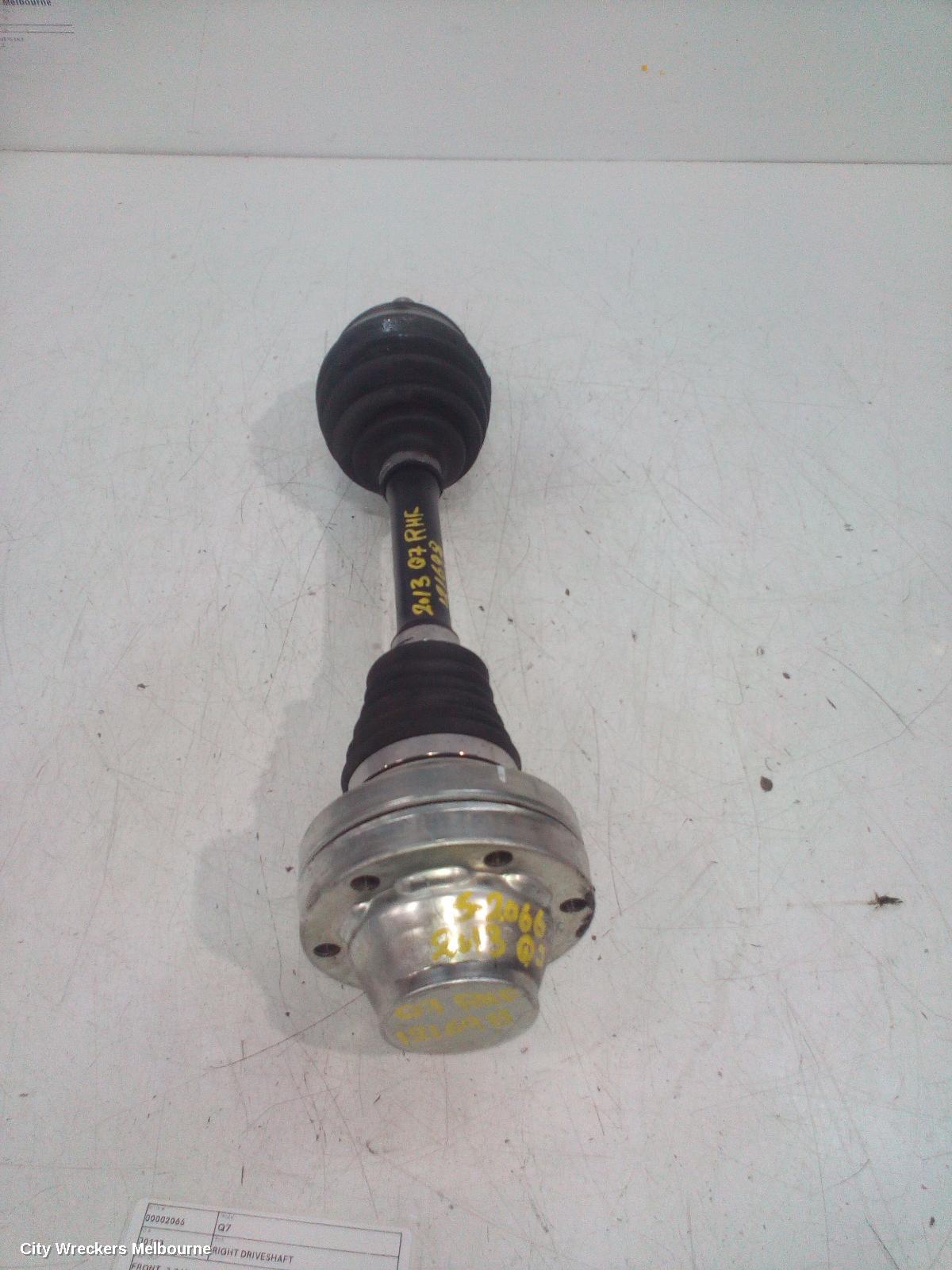 AUDI Q7 RIGHT DRIVESHAFT, FRONT, 3.0/4.2, DIESEL, CJGA/CJMA/CRCA/CCFC CODE, 4L, 09/2010 - 08/2015 - Image 2