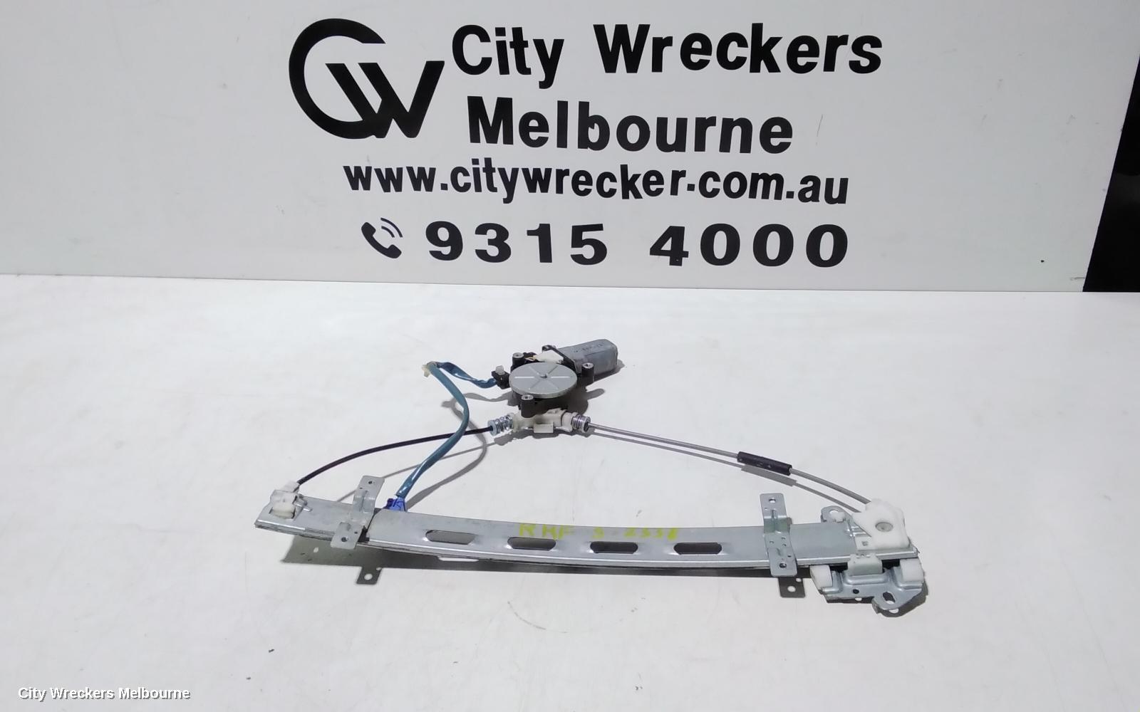 HONDA CIVIC RIGHT FRONT WINDOW REG/MOTOR, 7TH GEN, POWER, SEDAN, 11/2000 - 12/2005 - Image 2