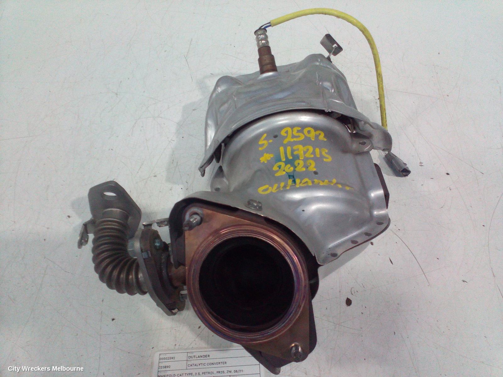 MITSUBISHI OUTLANDER CATALYTIC CONVERTER, MANIFOLD-CAT TYPE, 2.5, PETROL, PR25, ZM, 08/2021 ONWARDS - Image 2
