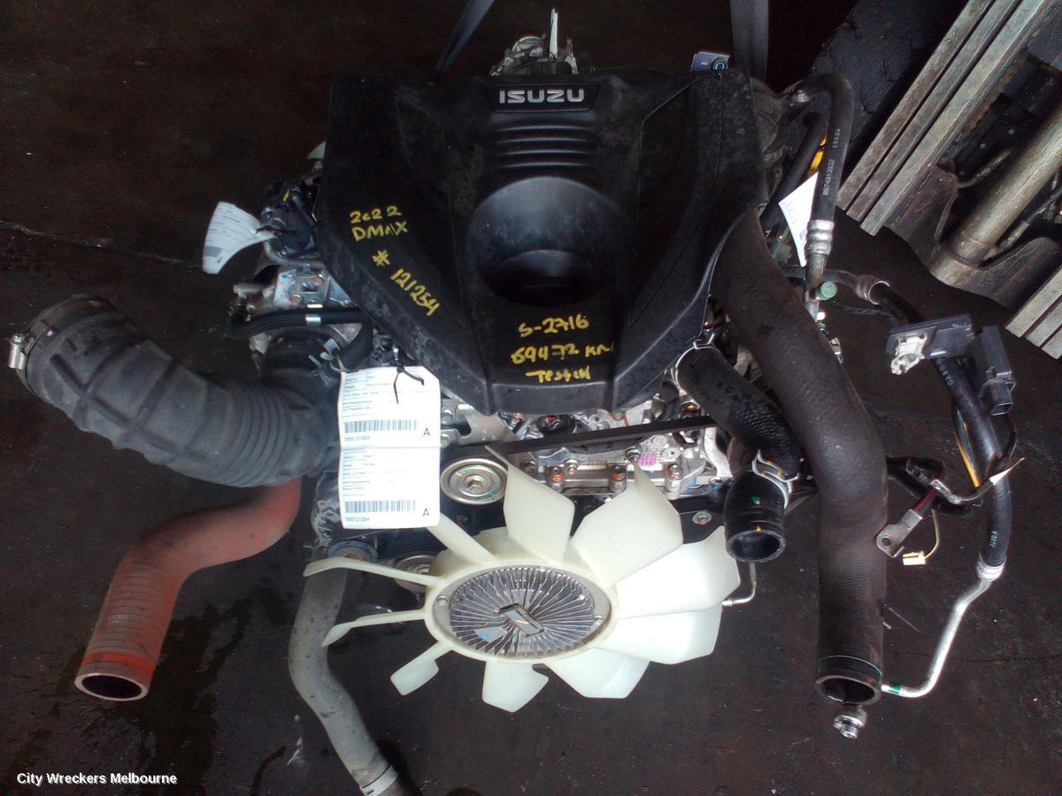 ISUZU DMAX ENGINE, DIESEL, 3.0, TURBO, 4JJ3-TCX, 4WD, RG, 07/2020 ONWARDS - Image 1