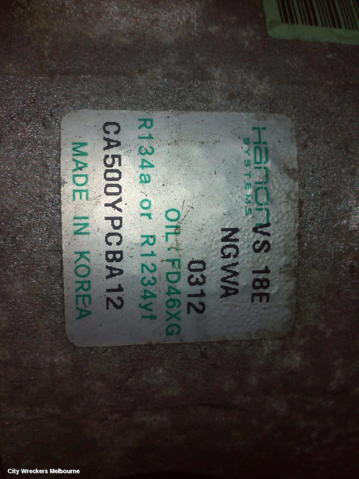 KIA CARNIVAL/GRAND CARNIVAL A/C COMPRESSOR, YP, 3.3, PETROL, G6DH/G6DM, 02/2015 - 10/2020 - Image 2