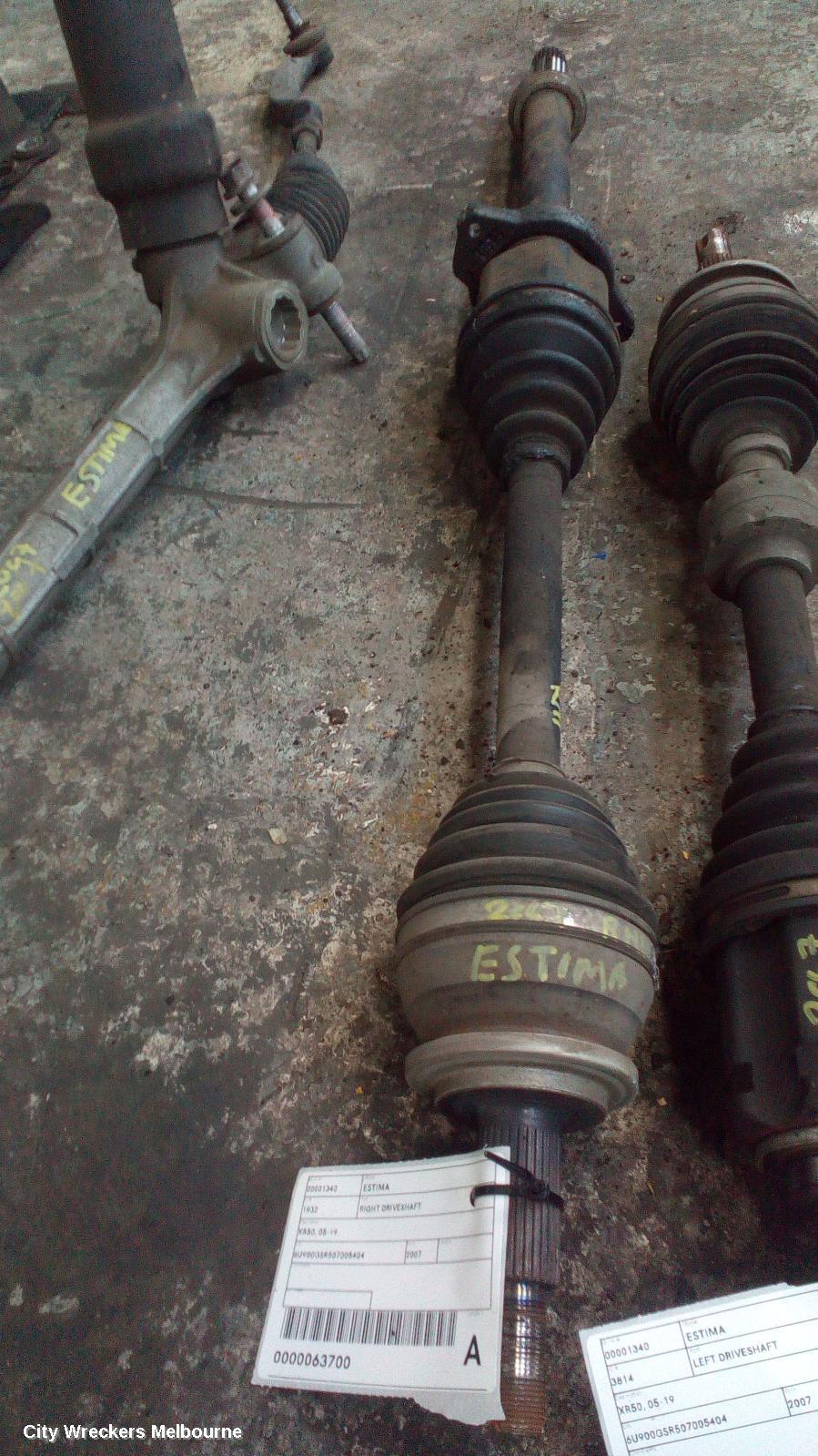 TOYOTA ESTIMA RIGHT DRIVESHAFT, XR50, 05-19 - Image 1