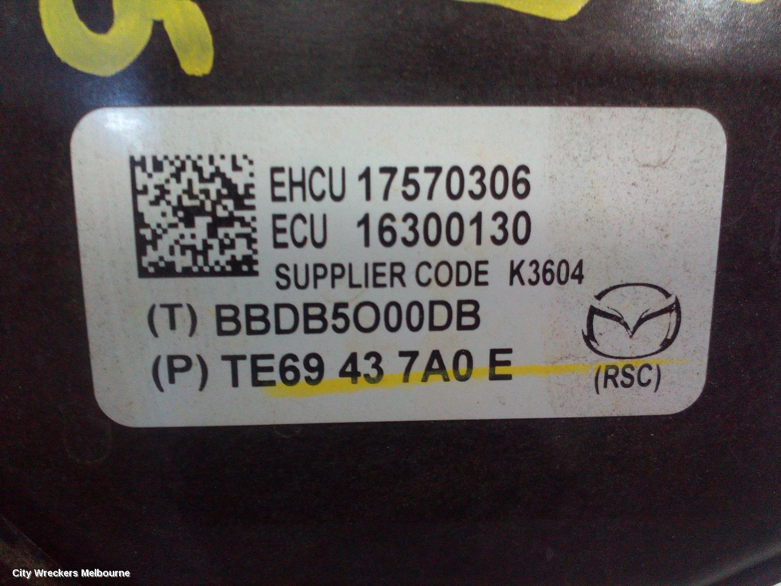 MAZDA CX9 ABS PUMP/MODULATOR, TB, 12/2007 - 12/2015 - Image 3