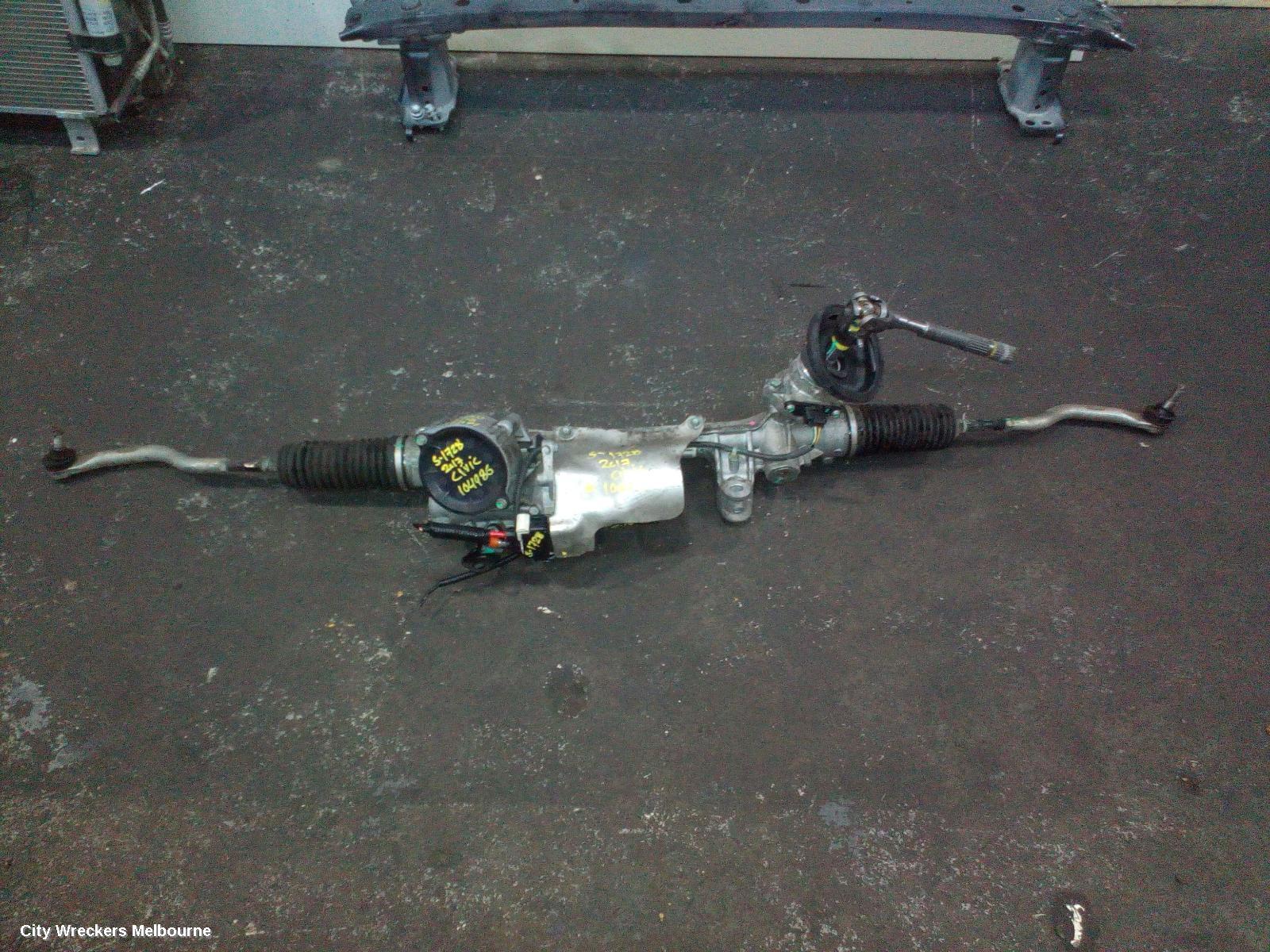 HONDA CIVIC STEERING BOX/RACK, 10TH GEN, VTI/VTI-S, 1.8, 05/2016 - 08/2021 - Image 1