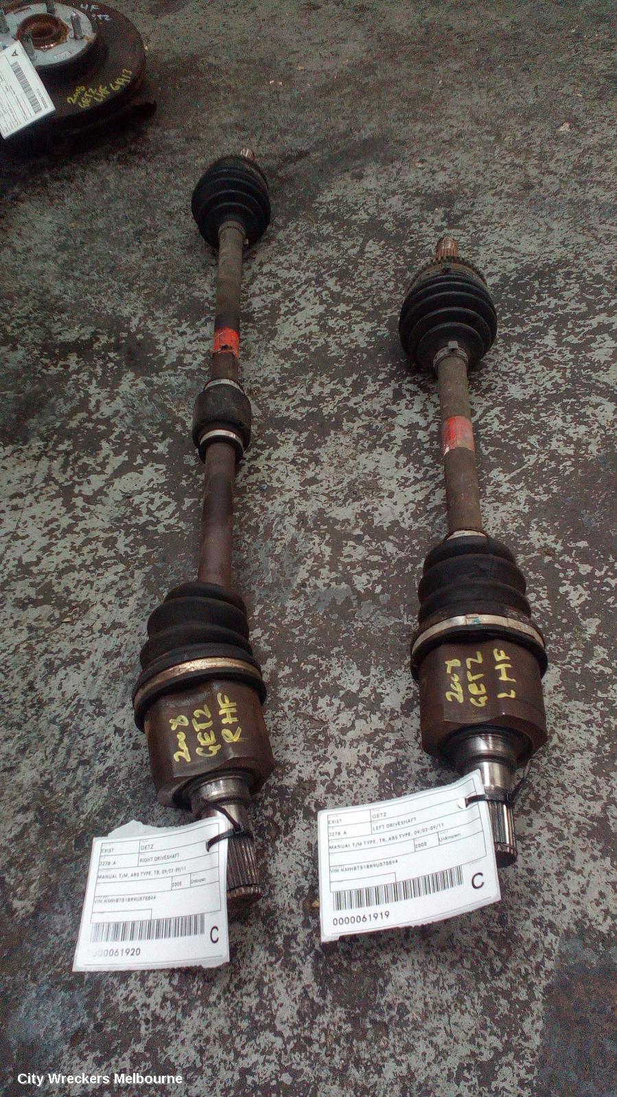 HYUNDAI GETZ LEFT DRIVESHAFT, MANUAL T/M TYPE, TB, ABS TYPE, 09/2002 - 09/2011 - Image 2