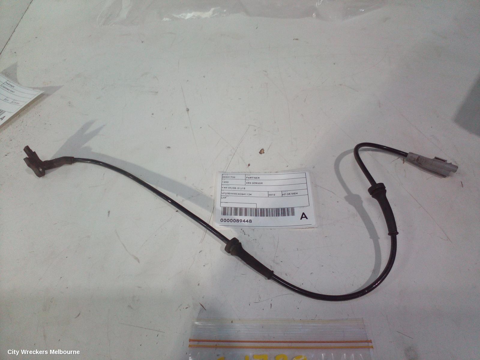 PEUGEOT PARTNER ABS SENSOR, VAN 09/2008 - 01/2015 - Image 1