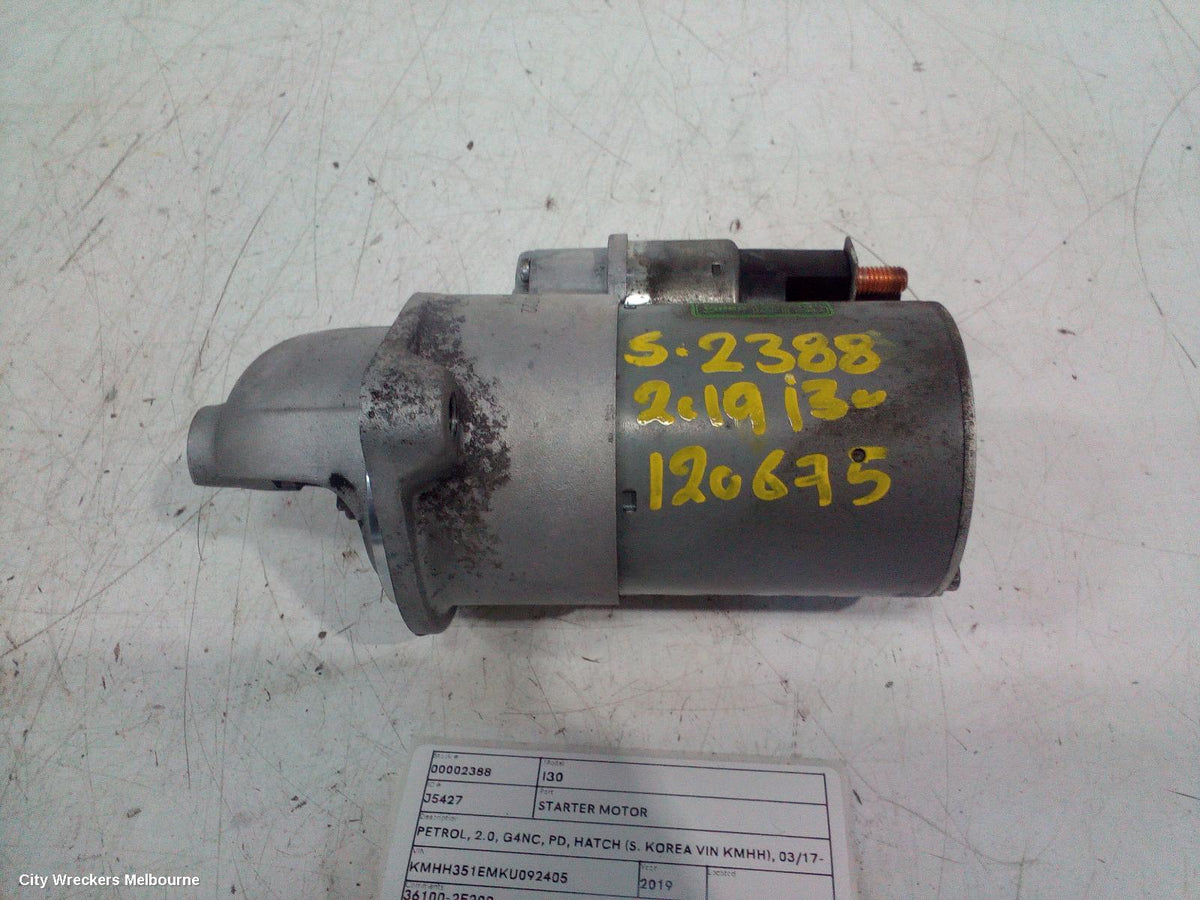 HYUNDAI I30 STARTER, PETROL, 2.0, G4NC, PD, HATCH (S. KOREA VIN KMHH), 03/2017 ONWARDS - Image 1