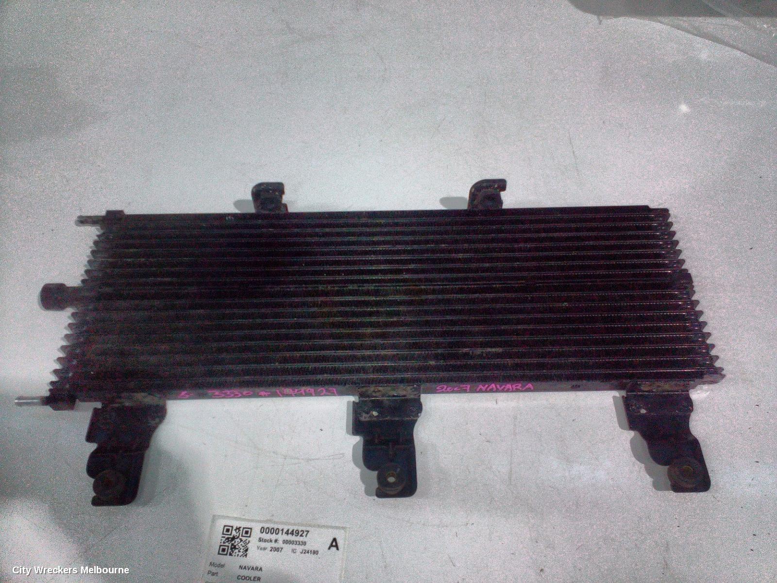 NISSAN NAVARA COOLER, D40, TRANSMISSION OIL COOLER, 2.5, YD25, DIESEL, VIN VSK, 09/2005 - 01/2010 - Image 2