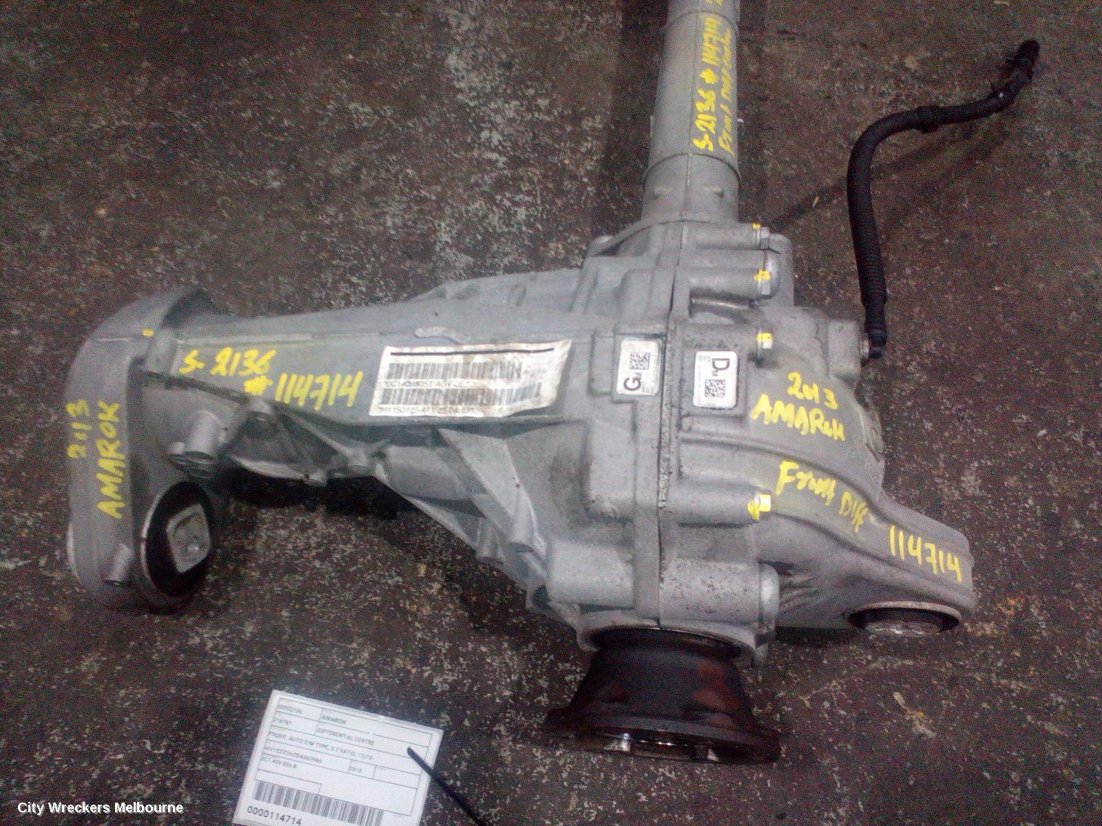 VOLKSWAGEN AMAROK DIFFERENTIAL CENTRE, FRONT, AUTO T/M TYPE, 3.7 RATIO, 12/2010 ONWARDS - Image 3