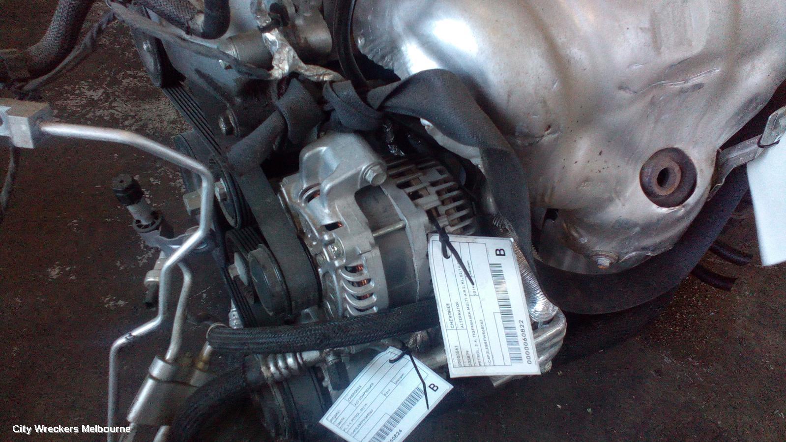 JEEP CHEROKEE ALTERNATOR, PETROL, 2.4, TIGERSHARK MULTI-AIR 2, KL, 02/2014 - 03/2018 - Image 1