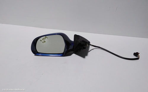 AUDI A4 LEFT DOOR MIRROR, B8 8K, A4, MANUAL FOLD, NO LANE CHANGE ASSIST TYPE, 1 PLUG (6 WIRE), 02/2008 - 05/2009 - Image 1