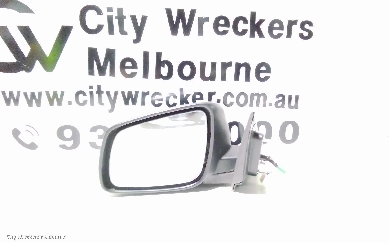 MITSUBISHI LANCER LEFT DOOR MIRROR, CJ, NON INDICATOR, MANUAL FOLDING TYPE, 07/2007 - 06/2014 - Image 1