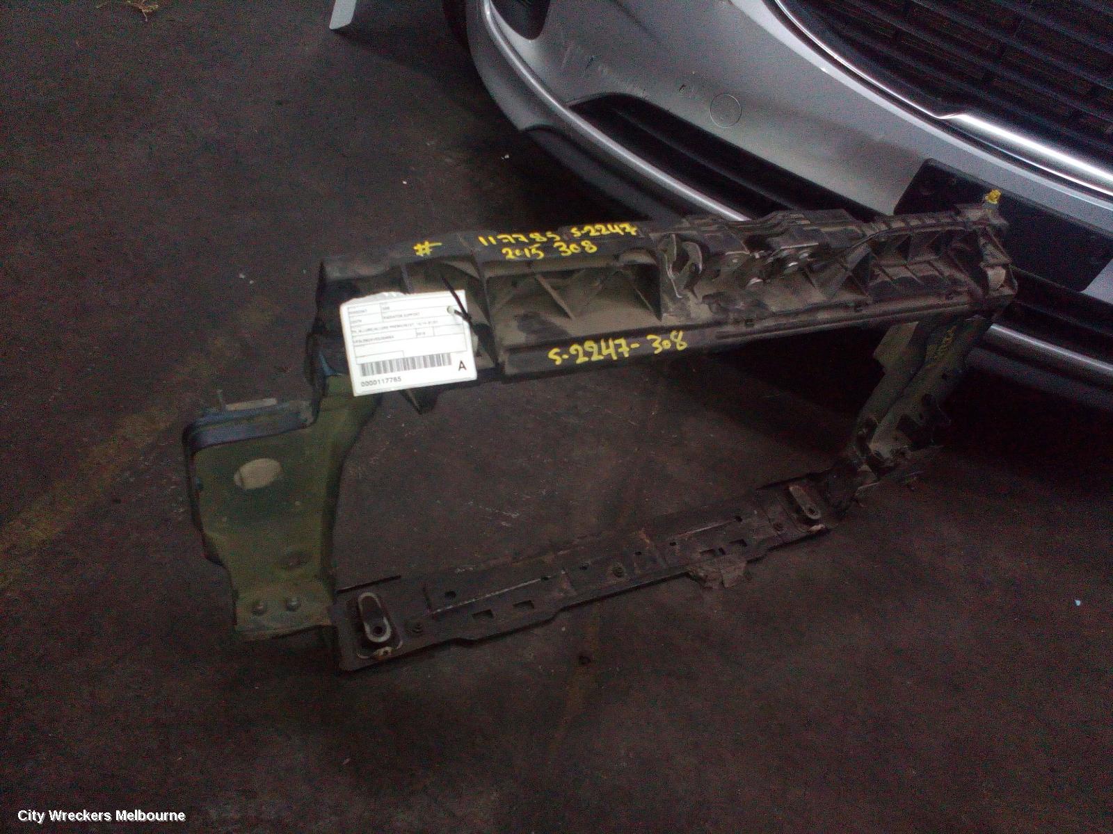 PEUGEOT 308 RADIATOR SUPPORT, T9, ALLURE/ALLURE PREMIUM/GT, 10/2014 - 01/2021 - Image 3