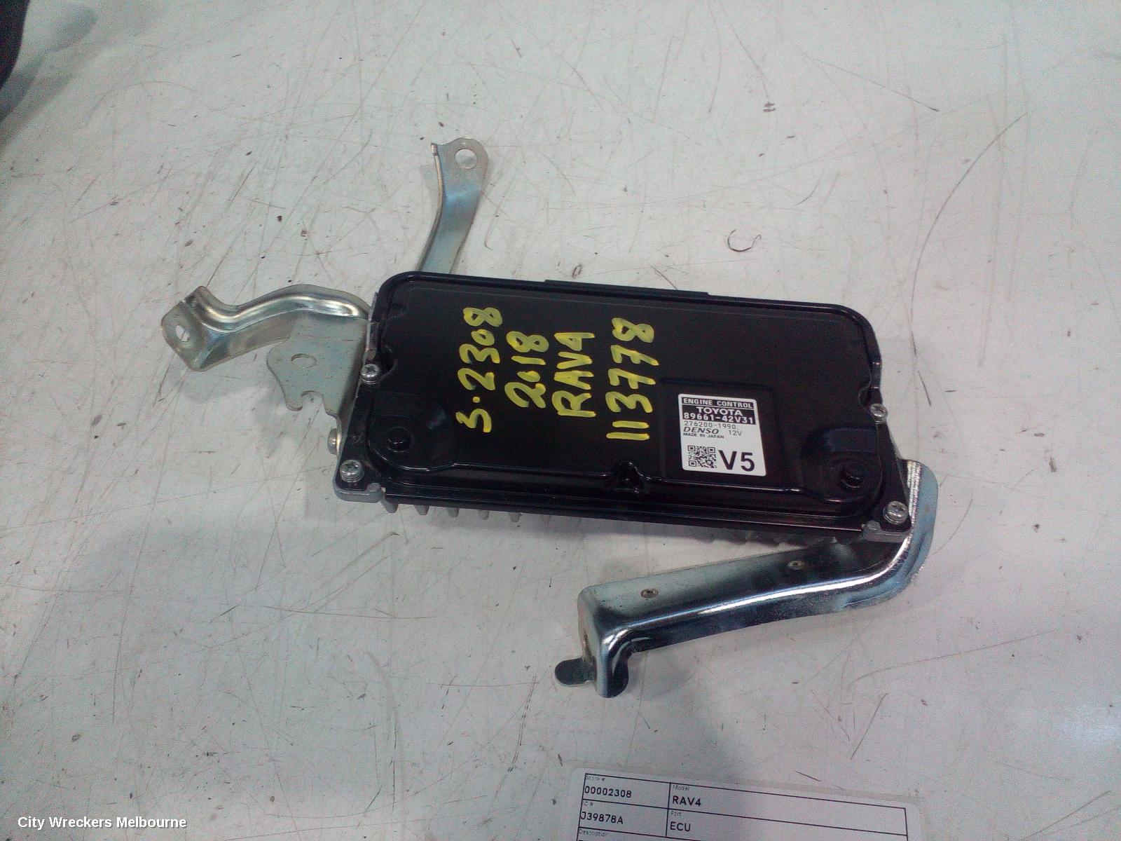 TOYOTA RAV4 ECU, ENGINE ECU, 2.0, 3ZR-FE, PETROL, AUTO T/M, ECU ONLY, ZSA42R, 12/2012 - 12/2018 - Image 1