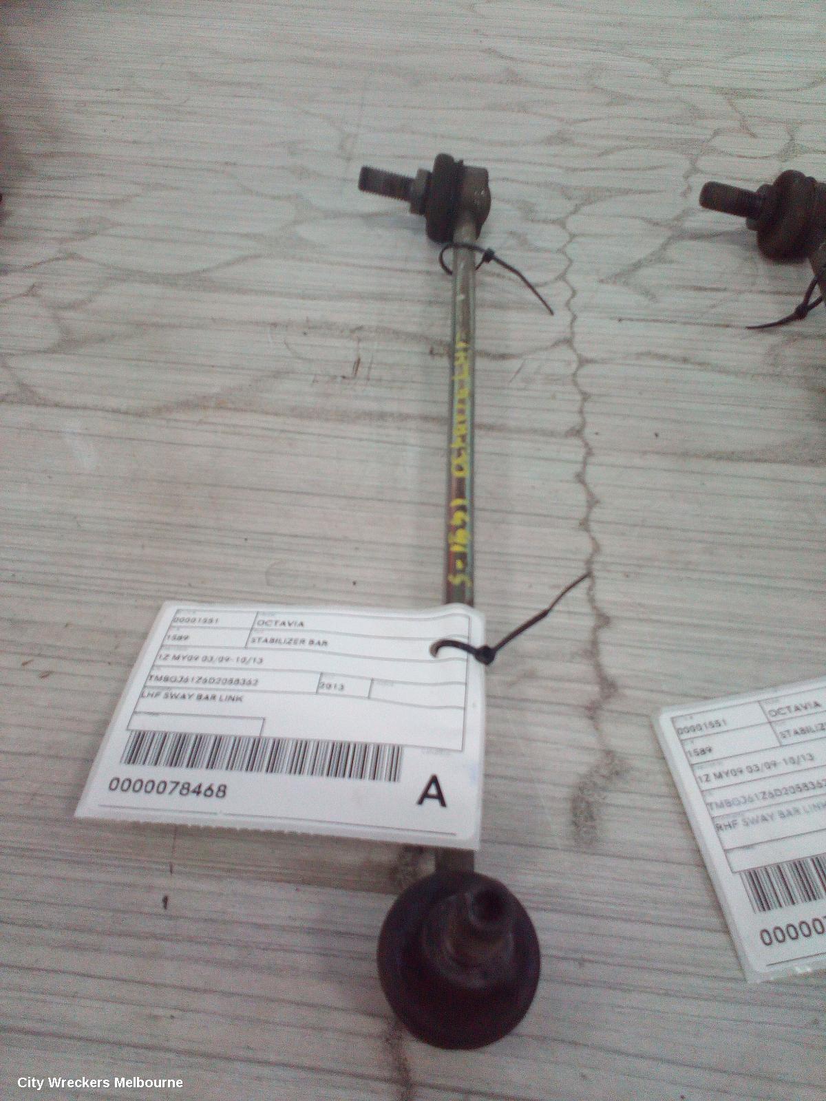 SKODA OCTAVIA STABILISER BAR, 1Z MY09 03/2009 - 10/2013 - Image 1