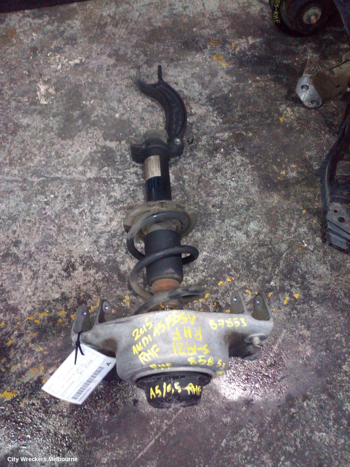 AUDI A5 RIGHT FRONT STRUT, A5, 8T, COUPE, STANDARD TYPE, 10/2007 - 11/2016 - Image 2