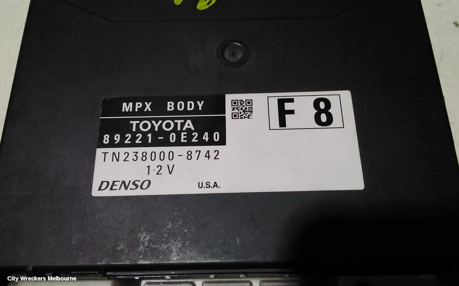 TOYOTA KLUGER, XU50 SERIES, 03/2014 - 02/2021, 89221-OE240  BODY CONTROL, UNIT BCM: 107362 - Image 3