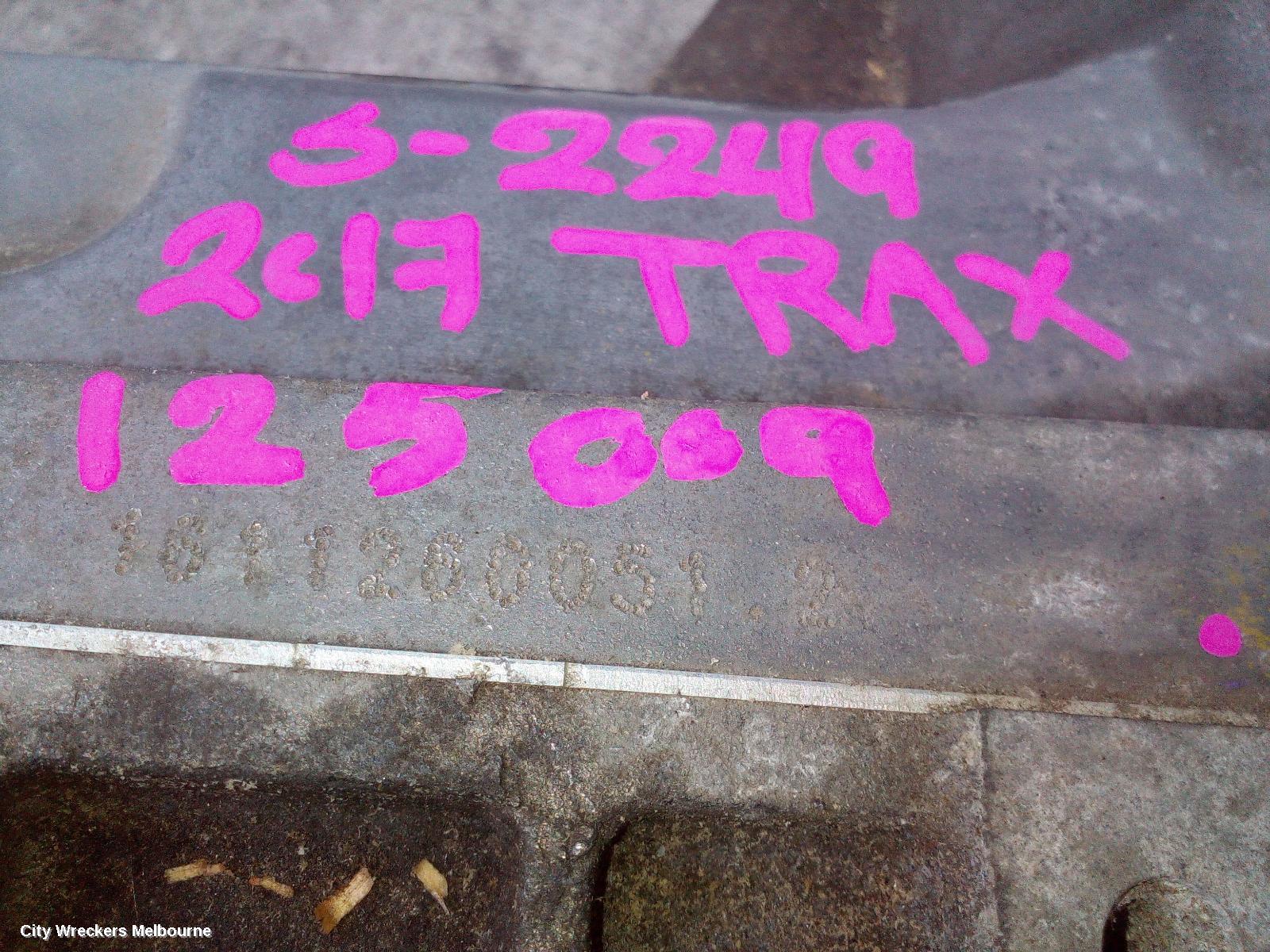 HOLDEN TRAX TRANS/GEARBOX, AUTO, PETROL, 1.4, TURBO, 7RCW TAG, TJ SERIES, 10/2016 - 12/2020 - Image 3