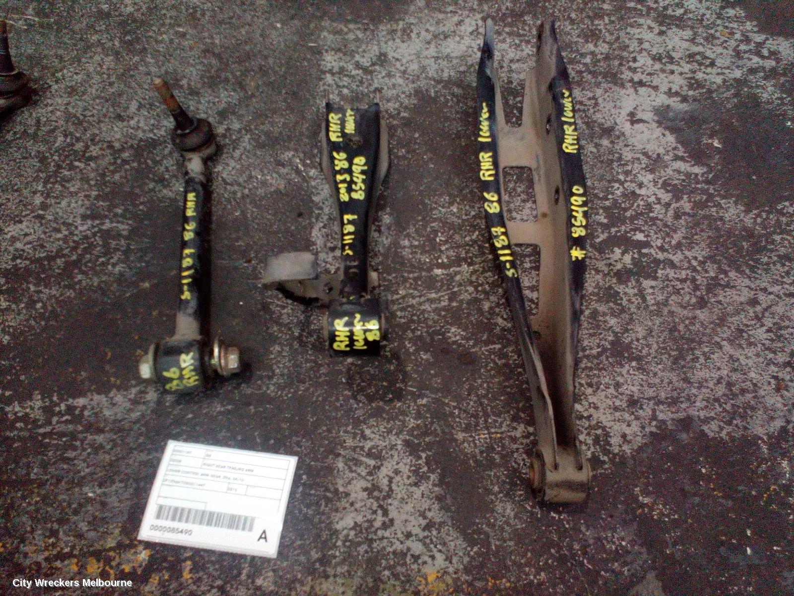 TOYOTA 86 RIGHT REAR TRAILING ARM, LOWER CONTROL ARM-REAR, ZN6, 04/2012 ONWARDS - Image 1