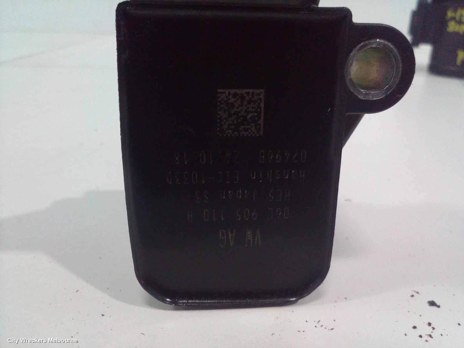 VOLKSWAGEN TIGUAN COIL/COIL PACK, 2.0, PETROL, CZPA/DGVA/CXDA CODE, 5NA, 06/2016 ONWARDS - Image 2