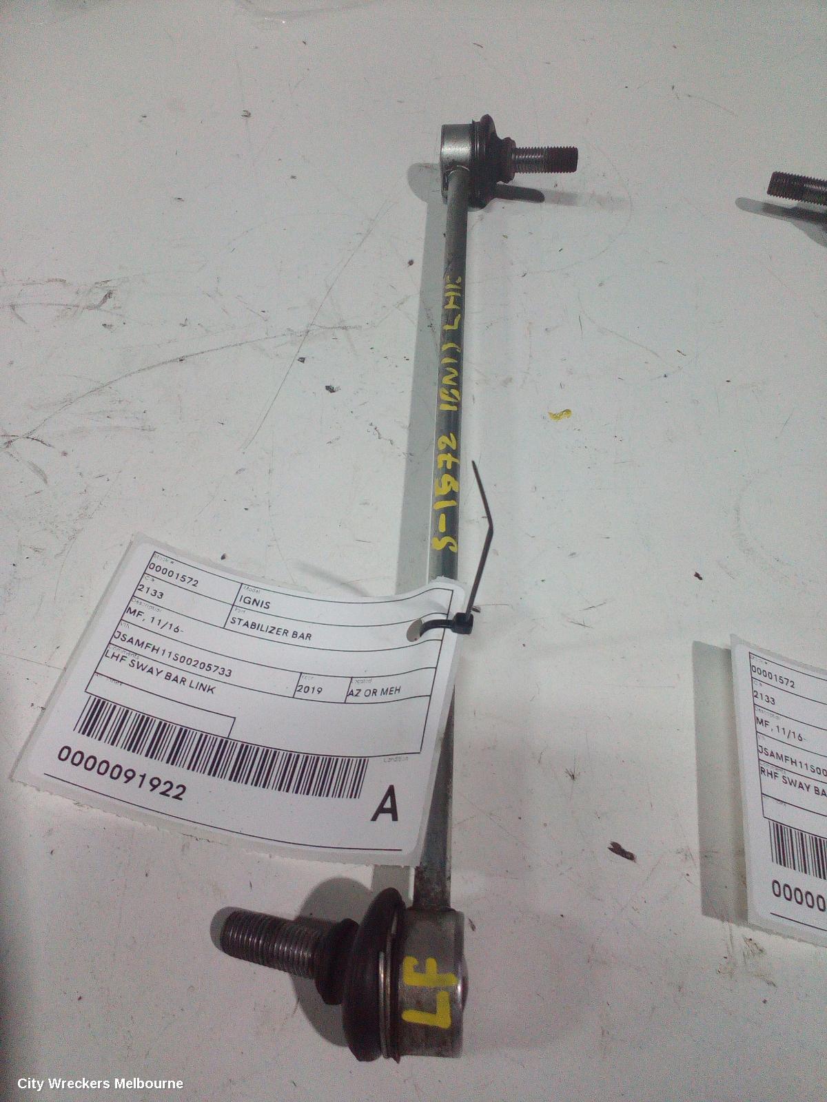 SUZUKI IGNIS STABILISER BAR, MF, 11/2016 ONWARDS - Image 1