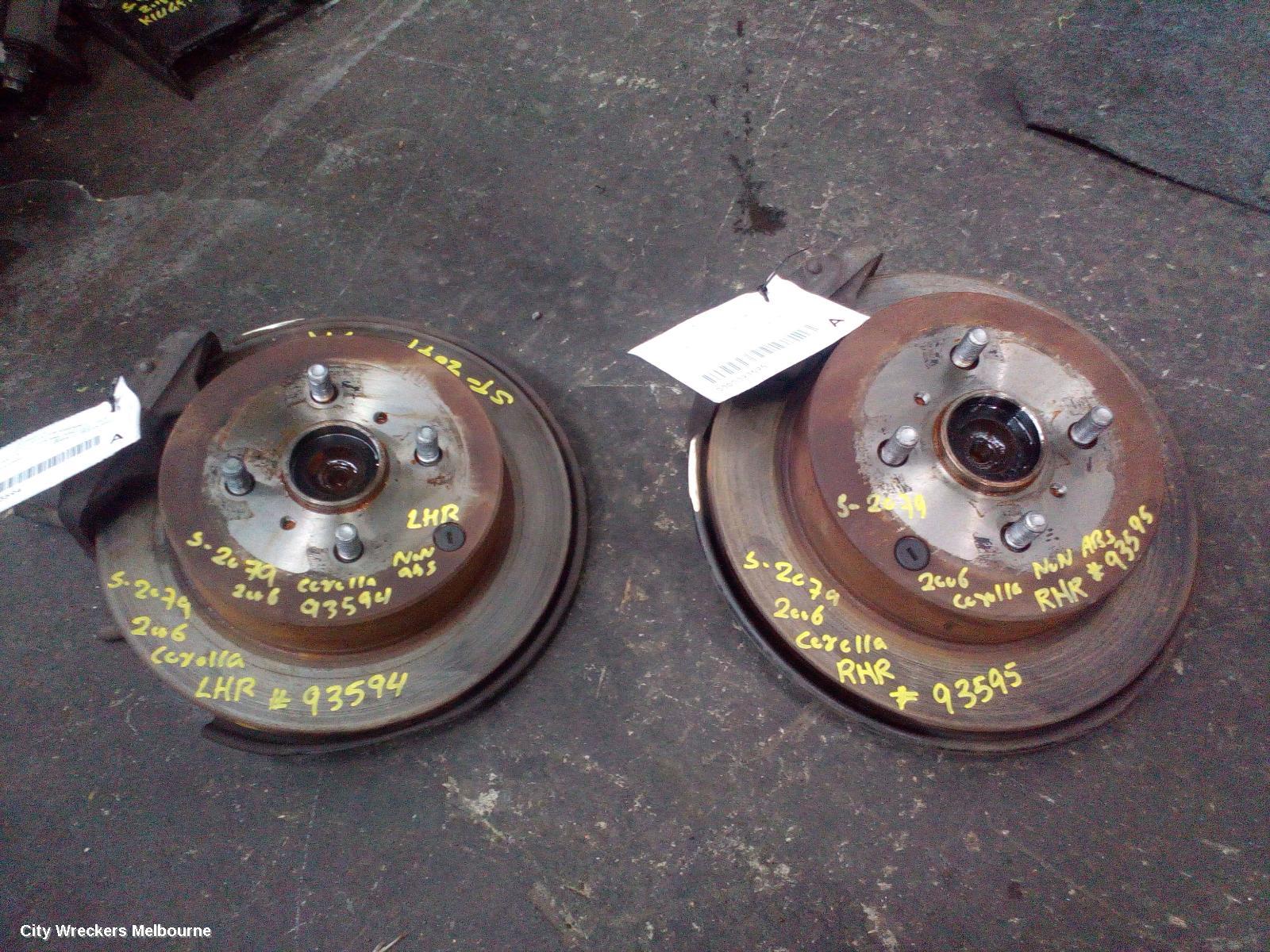 TOYOTA COROLLA RIGHT REAR HUB ASSEMBLY, ZZE122 (JAPAN-VIN JTD), NON ABS TYPE, 12/2001 - 06/2007 - Image 3