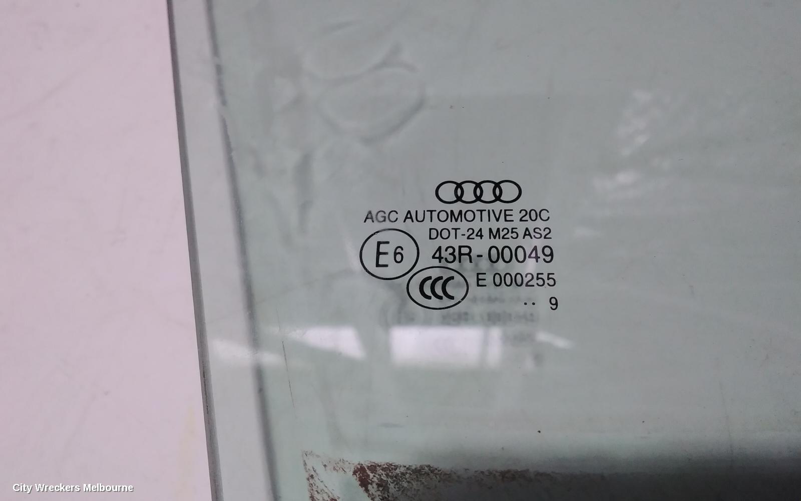 AUDI A3 RIGHT FRONT DOOR WINDOW, 8V, 4DR SEDAN, 10/2013 - 10/2020 - Image 2